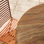 Terracotta Travertine Finish