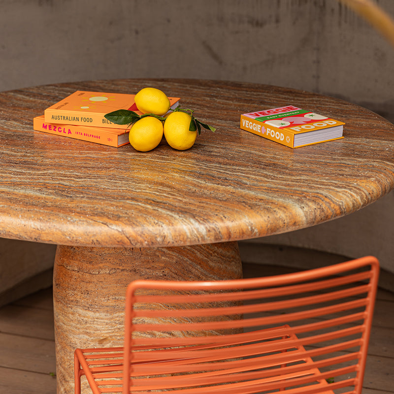 Terracotta Travertine Finish