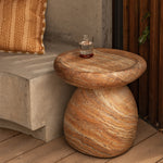 Terracotta Travertine Finish