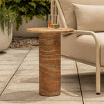 Terracotta Travertine Finish