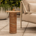 Terracotta Travertine Finish