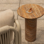 Terracotta Travertine Finish