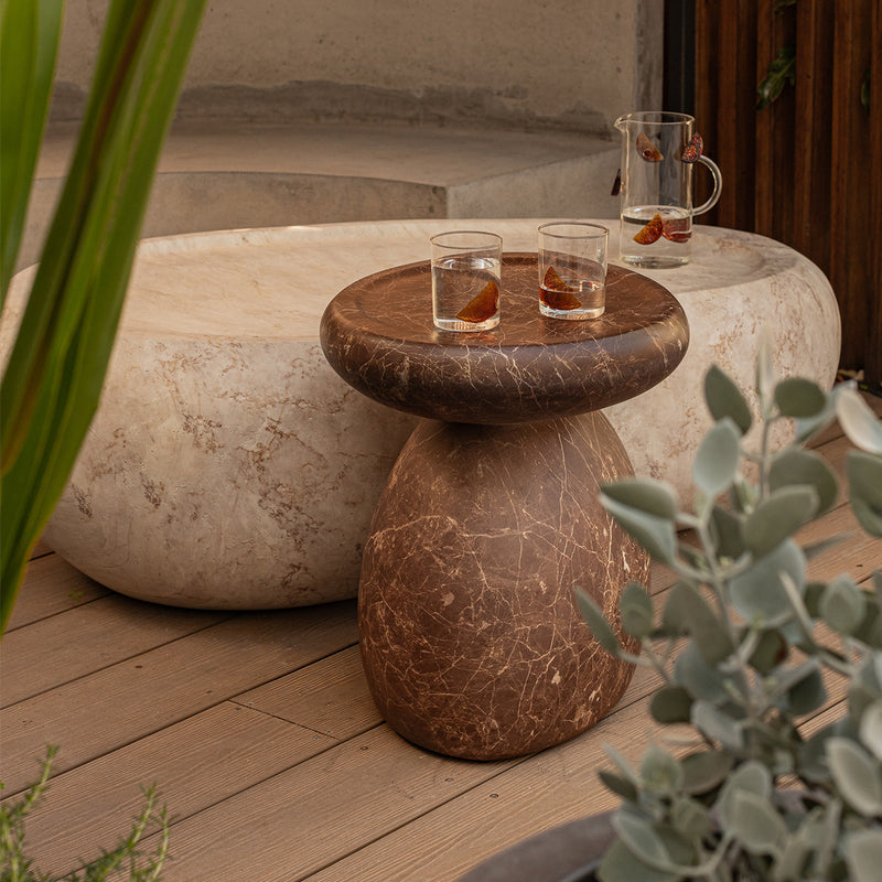 Emperador Chocolate Brown Marble Finish