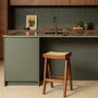 Cuba Rattan Bar Stool - Walnut