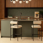 Mateo Boucle Bar Stool