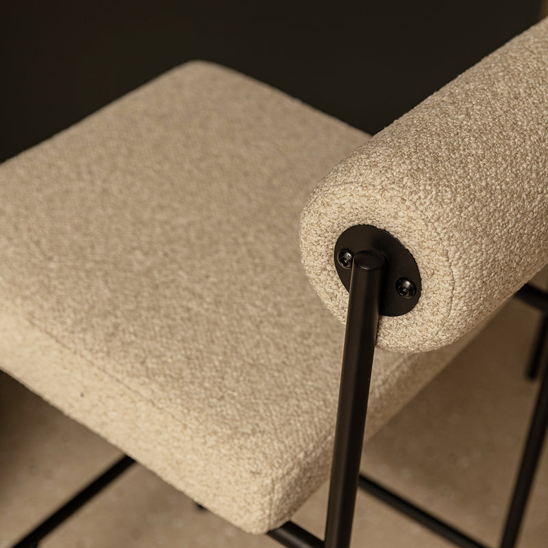 Mateo Boucle Bar Stool