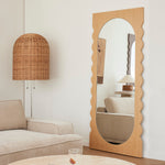 Azzurra Oak Floor Mirror