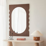 Azzurra Walnut Wall Mirror