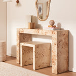 Valentina Burlwood Side Table