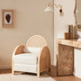 Capri Rattan Armchair - Cream Weave
