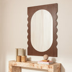 Azzurra Walnut Wall Mirror