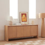 Trivoli Travertine Sideboard - Ash