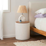 Mabel Boucle Storage Ottoman