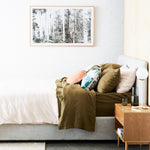 Dane Queen Bed (Light Grey)