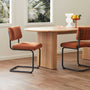 Blake Velvet Dining Chair - Rust