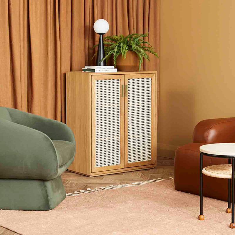 Cuba Rattan High Cabinet