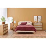 Mabel King Bed (Cream)