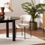 Ava Fabric Dining Chair - Cream