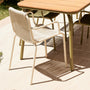 Dune Outdoor Woven Dining Chair - Sand / Sand Woven Cord