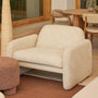 Florentina Fabric Armchair - Yukon Cream Textured Weave