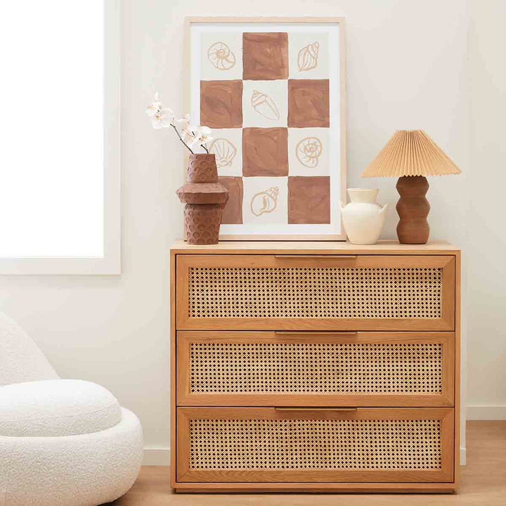 Cuba Rattan 3 Drawer Chest of Drawers