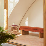 Moss Rust Fabric / Oak