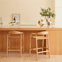Noris Timber Bar Stool - Ash