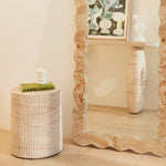 Roma Side Table (Travertine Finish)