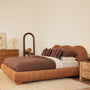 Amalfi King Bed - Terracotta Mixed Boucle