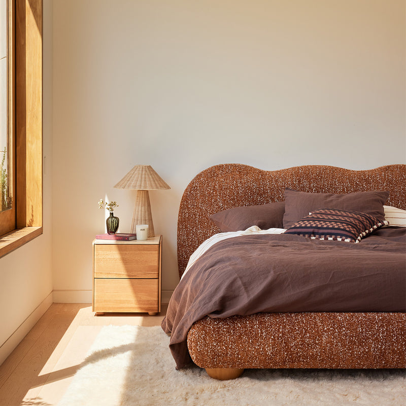 Terracotta Mixed Boucle