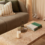 Valentina Burlwood Curve Coffee Table