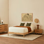 Luna Timber Double Bed Frame - Oak