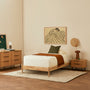 Luna Timber King Single Bed Frame - Oak