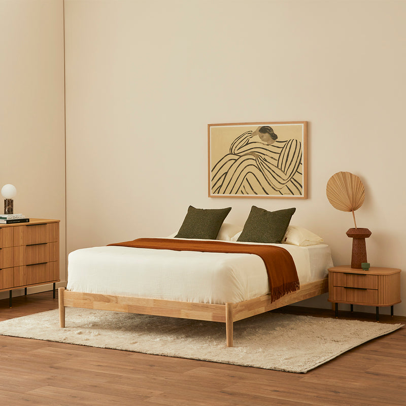 Luna Timber Queen Bed Frame