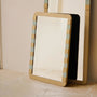 Lobby Wall Mirror - Oak / Azure