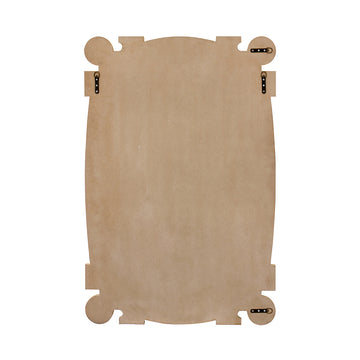 Nikita Textured Oak Wall Mirror