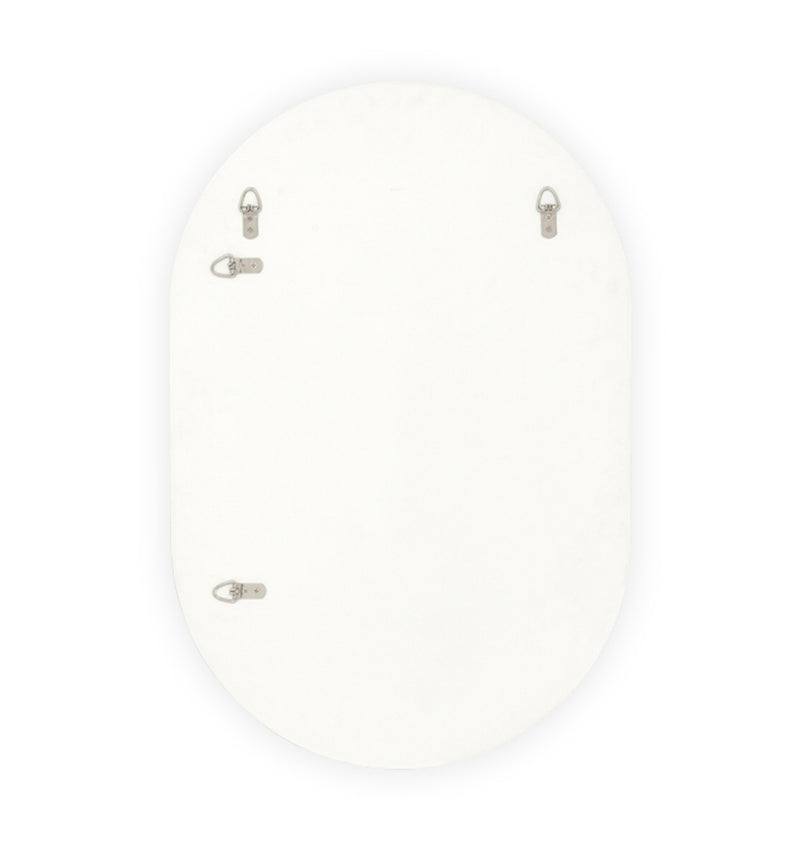 Bjorn Oval Mirror (Bright White)