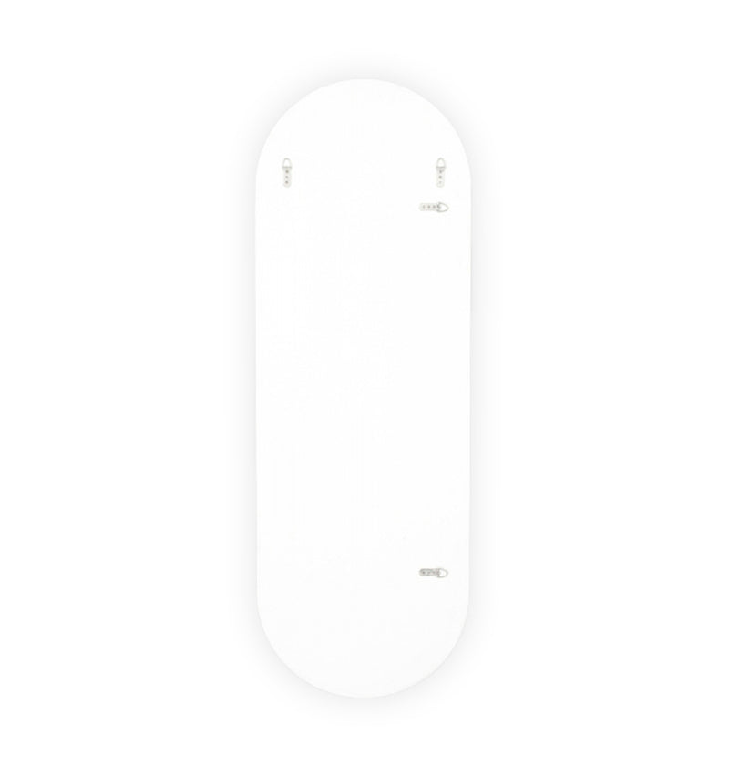 Bjorn Oval Mirror (Bright White)