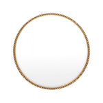 Estelle Round Mirror (Gold)