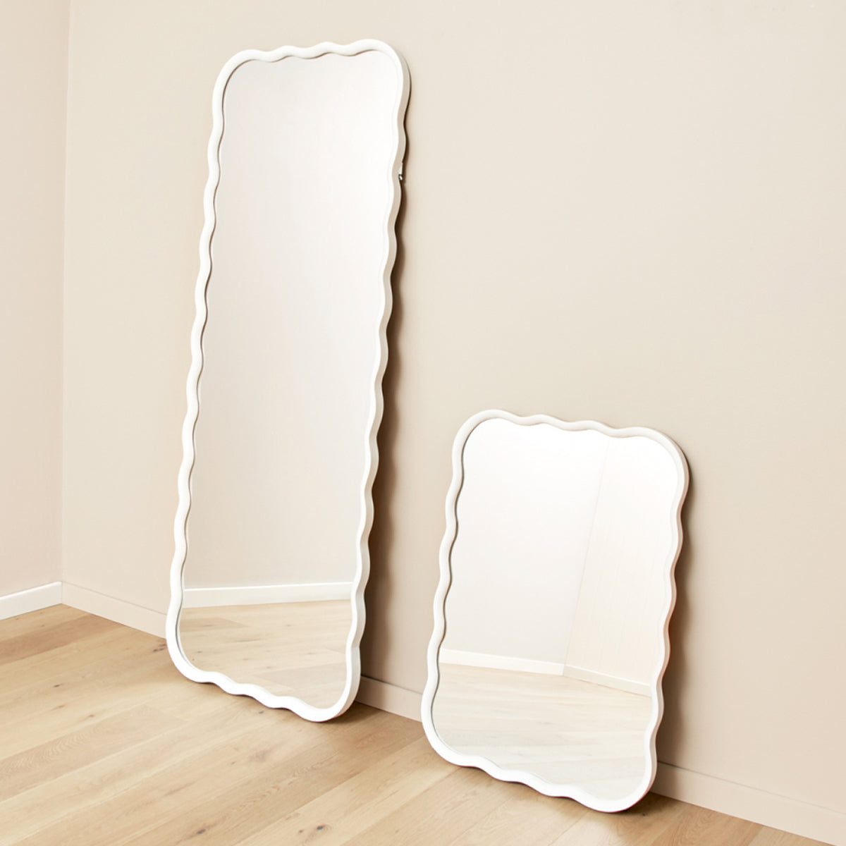 GHS.JEM Blanc SS Mirror Bottom 完成品 Jemima Mirror (White) – Life Interiors