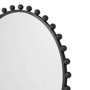 Luna Round Antique Mirror – Life Interiors