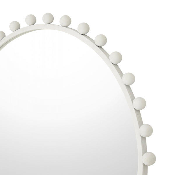 Luna Round Antique Mirror – Life Interiors