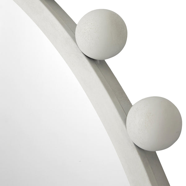 Luna Round Antique Mirror – Life Interiors