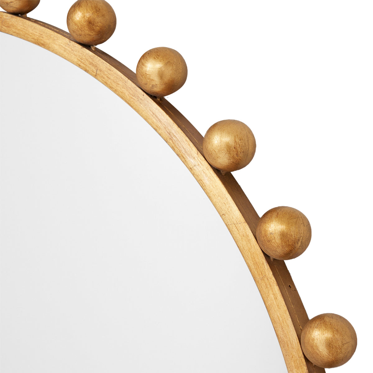 Luna Round Antique Mirror – Life Interiors