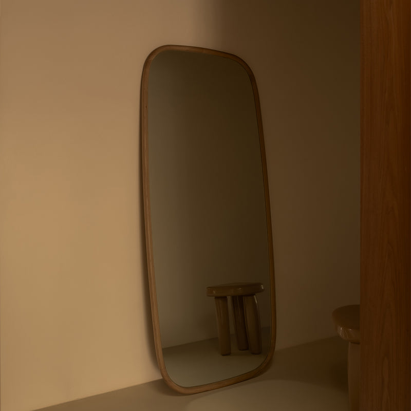 Trim Floor Leaning Mirror
