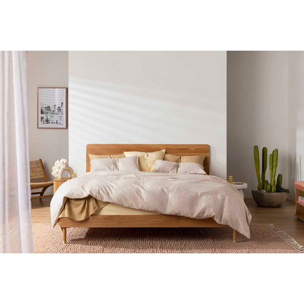 Life Interiors - Buy Marlo King Bed (Oak) & Furniture Online or In Store!