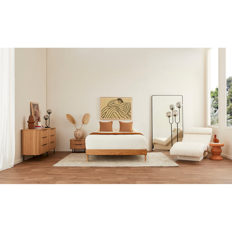 Marlo Double Bed Frame (Oak)