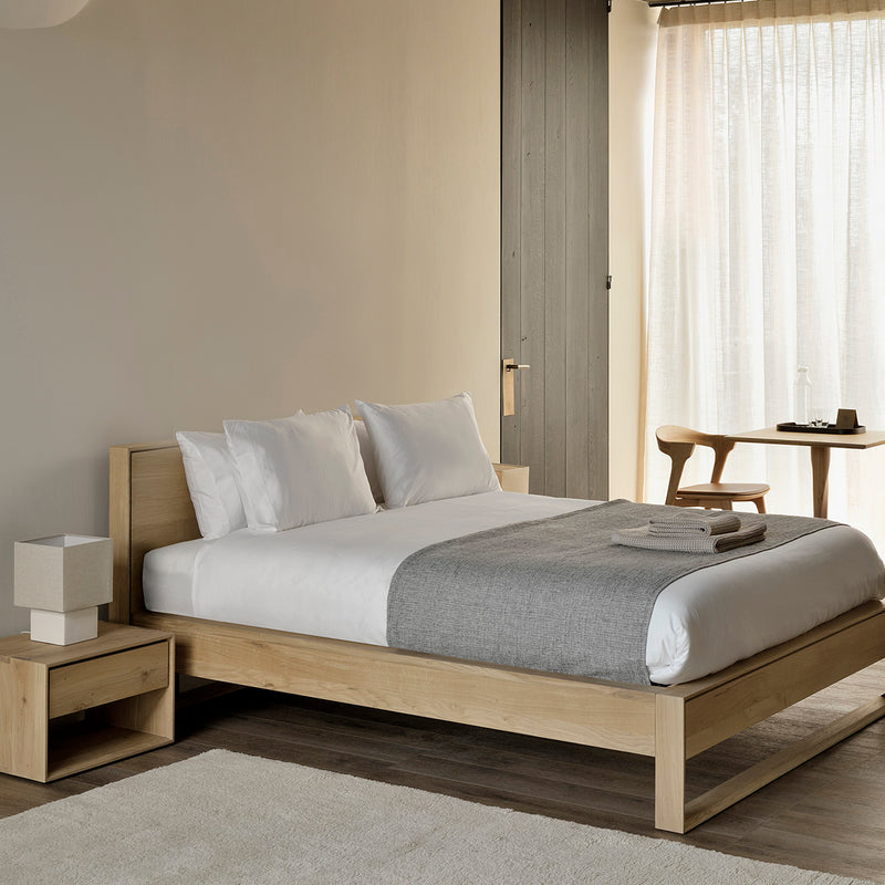 Nordic II King Bed Frame (Oak)