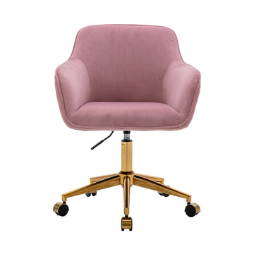 Ava Velvet Office Arm Chair
