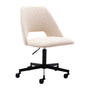 Belmont Fabric Office Chair - Cream / Black